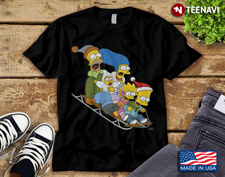 The Simpsons Characters Funny Design for Christmas
