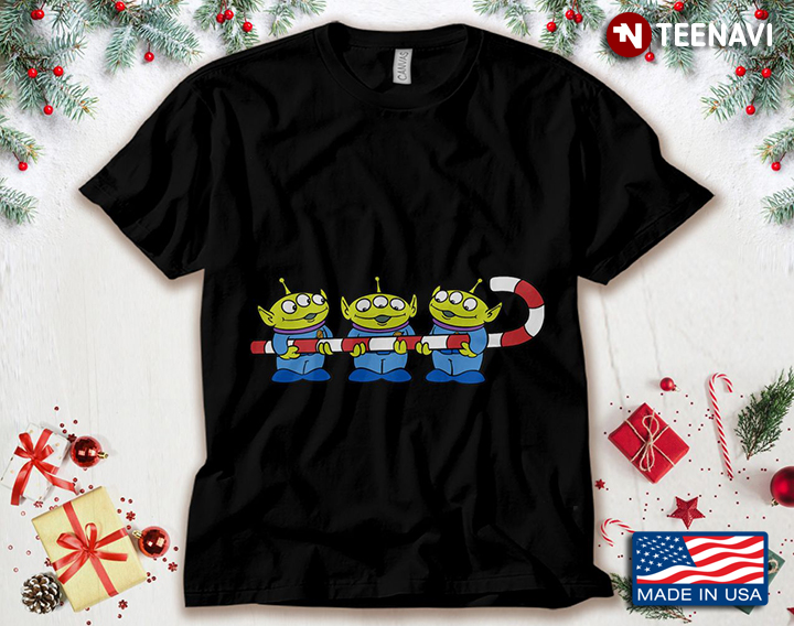 Aliens With Candy Cane Toy Story for Christmas