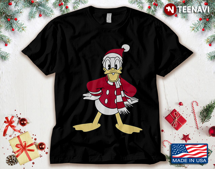 Donald Duck With Santa Hat for Christmas