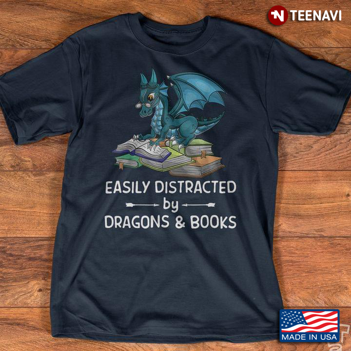 Easily Distracted By Dragons And Books