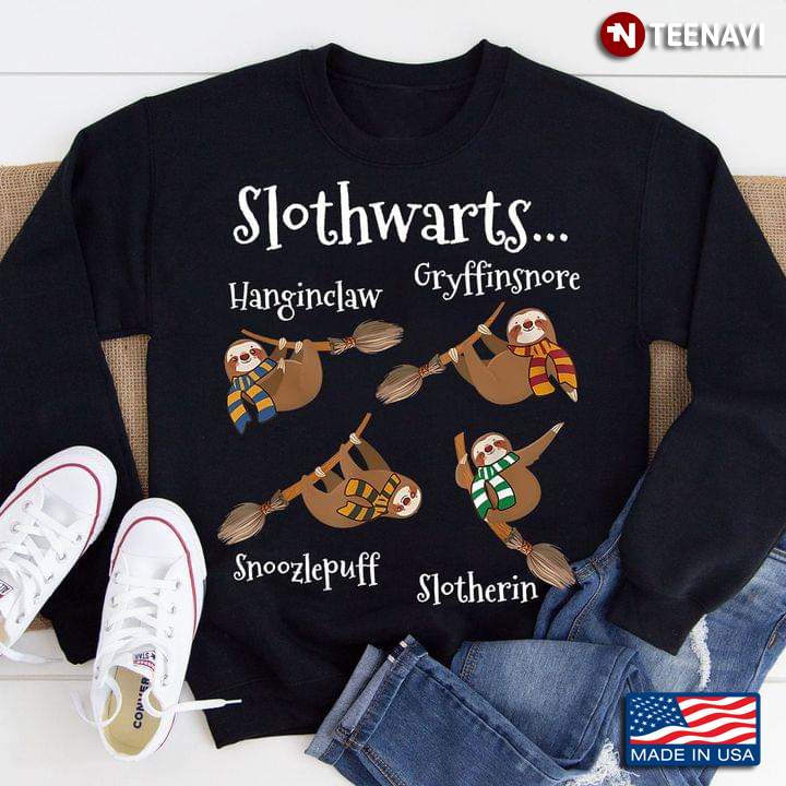 Slothwarts Harry Potter Hanginclaw Gryffinsnore Snoozlepuff Slotherin