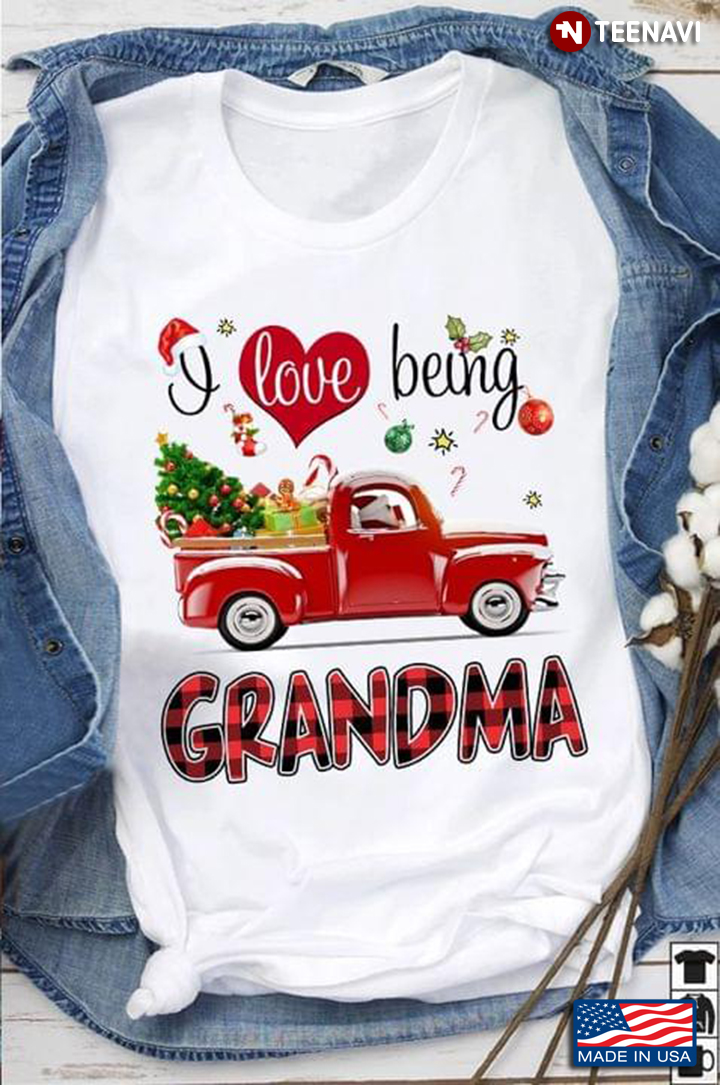 I Love Being Grandma Merry Christmas