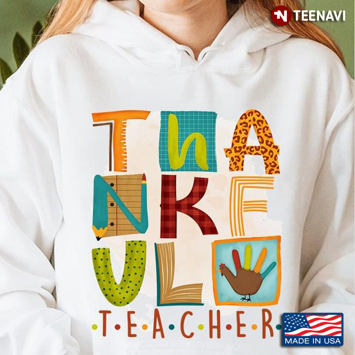 Teacher Leopard Design for Thanksgiving