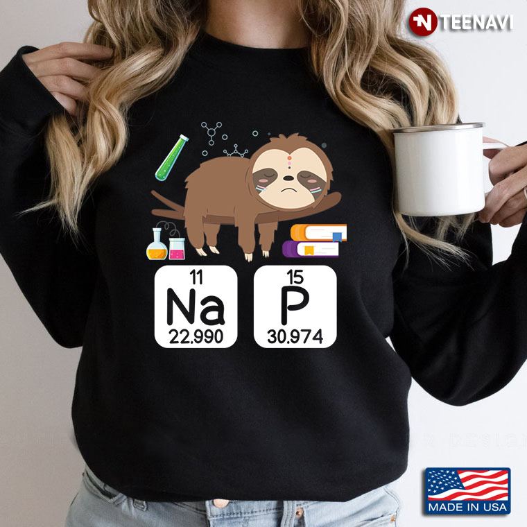 Nap Sloth Chemical Elements for Chemistry Lover