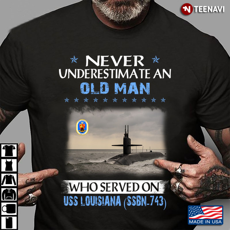 Never Underestimate Old Man Who Served On USS Louisiana SSBN-743