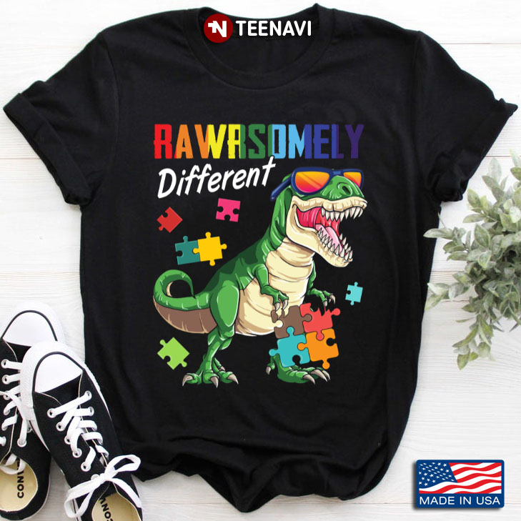 Rawrsomely Different Dinosaur Autism Awareness