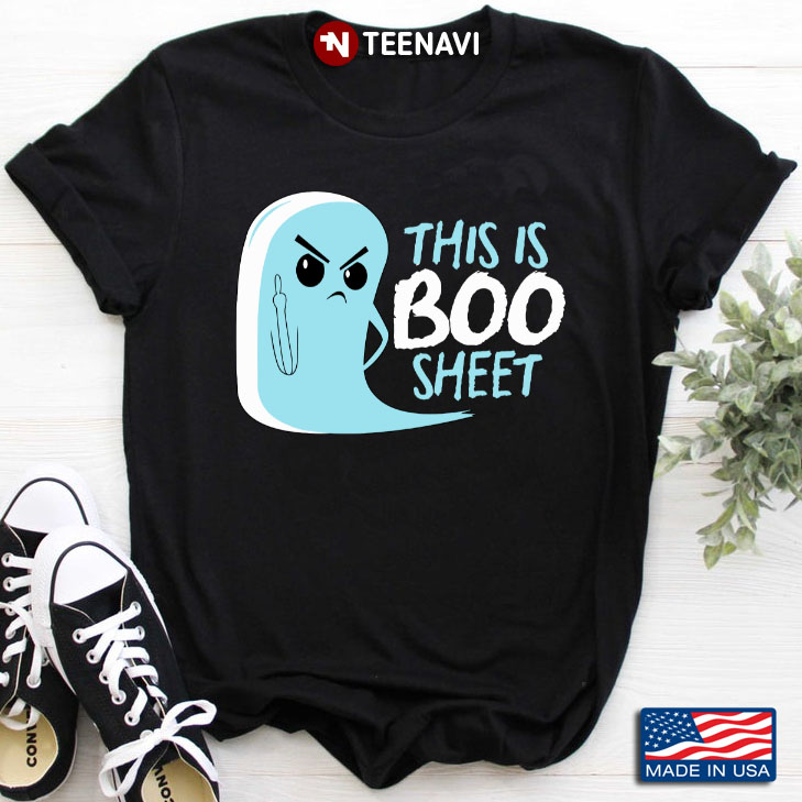 This Is Boo Sheet Funny Ghost for Halloween