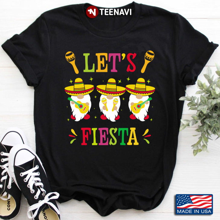 Let's Fiesta Gnomes Play Guitar Mexican Party