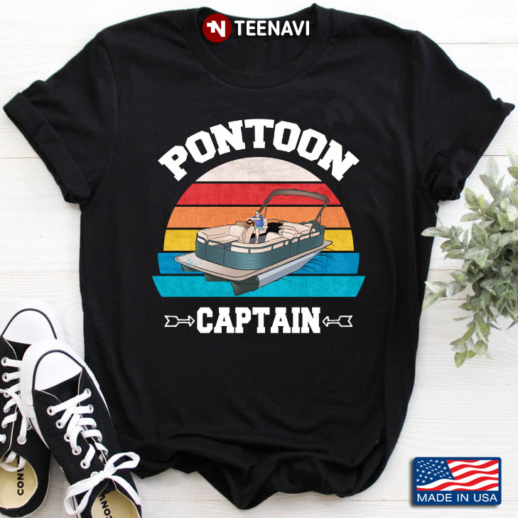 Vintage Pontoon Captain for Pontooning Lover