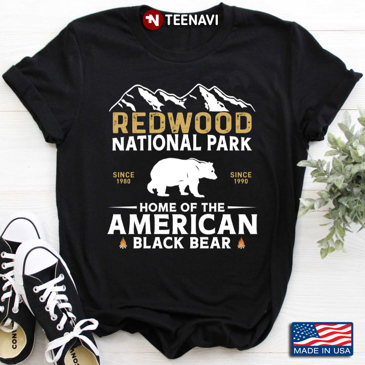 Redwood National Park Since 1980 Since 1990 Home Of The American Black Bear