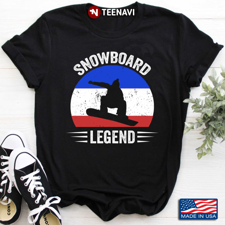 Vintage Snowboard Legend for Snowboard Lover