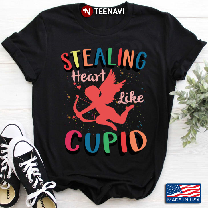 Stealing Heart Like Cupid Funny Design
