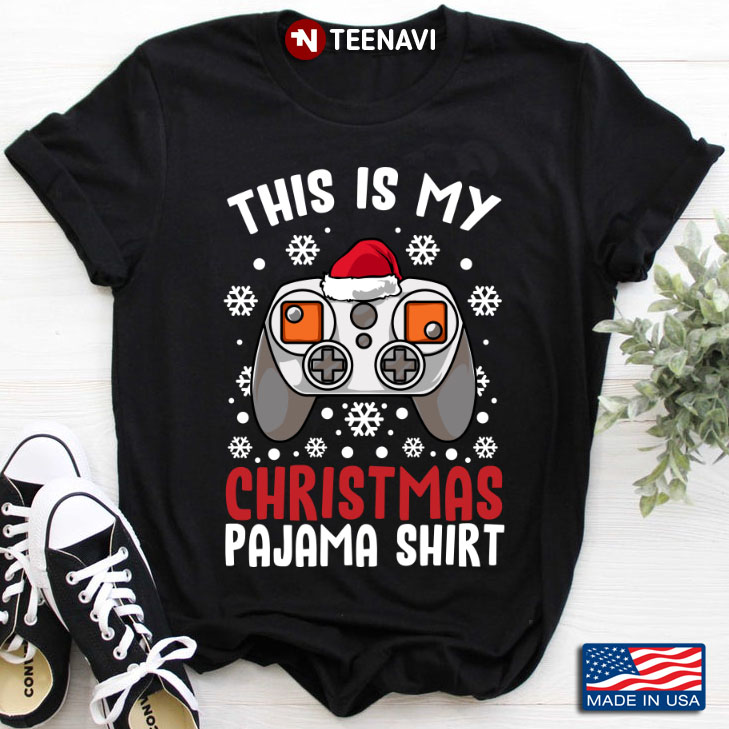 Video Games This Is My Christmas Pajama Shirt for Game Lover