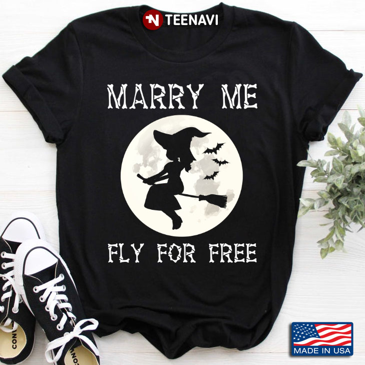 Witch Marry Me Fly For Free for Halloween