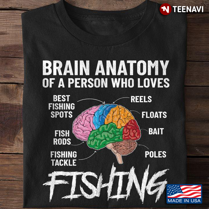 Brain Anatomy Of A Person Who Loves Fishing for Fisher
