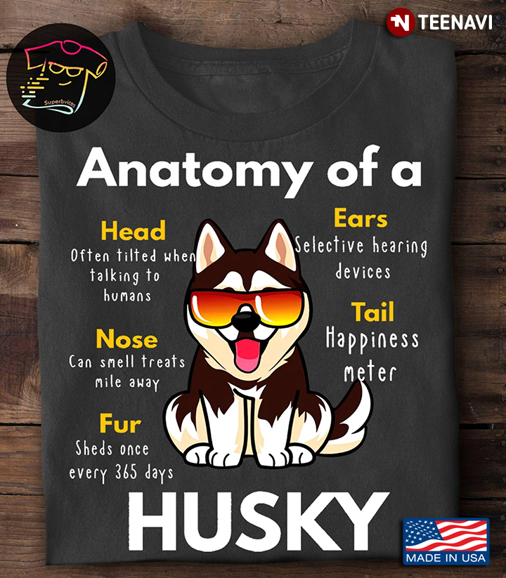 Anatomy Of A Husky for Dog Lover