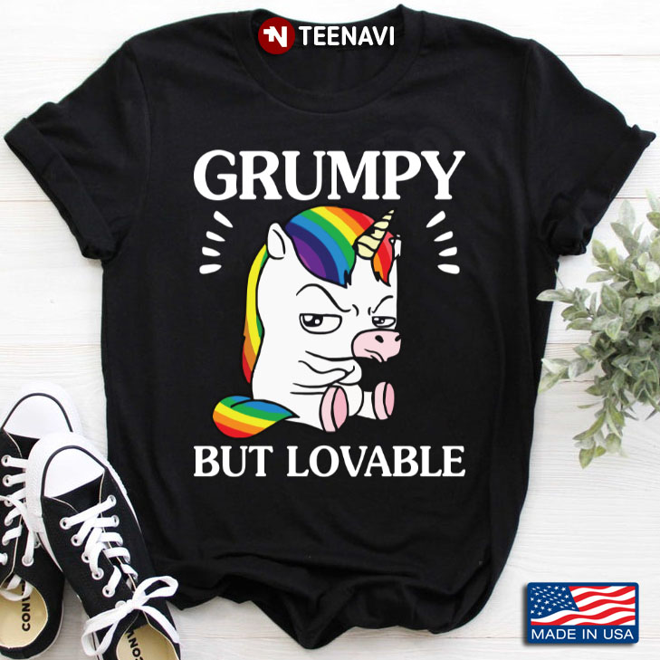 LGBT Unicorn Grumpy But Lovable