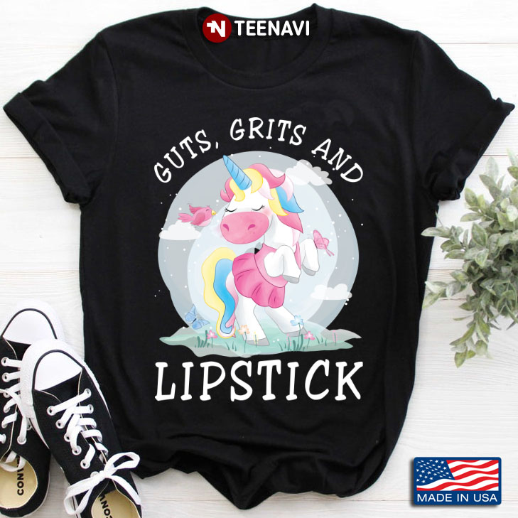 Funny Unicorn Guts Grits And Lipstick