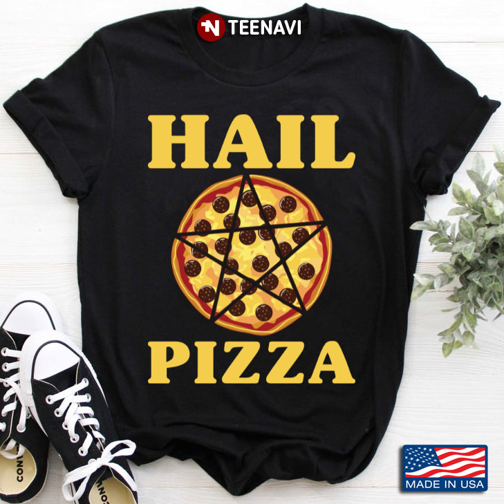 Hail Pizza Funny Satan Religion