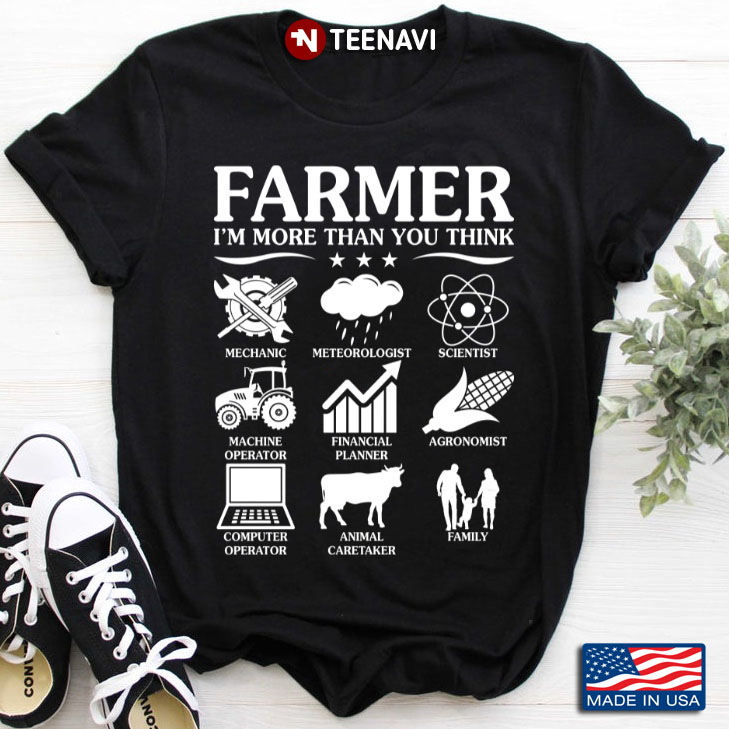 Farmer I'm More Than You Think Gifts for Farmer