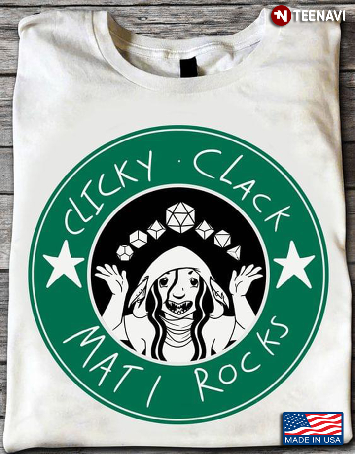 Starbuck Clicky Clack Mat I Rocks Dice Rolling