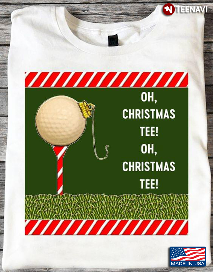 Golf Christmas Baubles – Oh Christmas Tee! Golf Ball Lover
