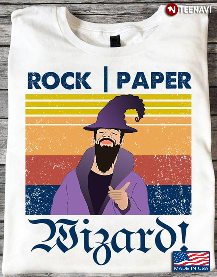 Rock Paper Wizard Vintage
