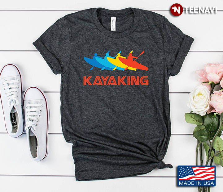 Vintage Kayak Kayaking Kayaker