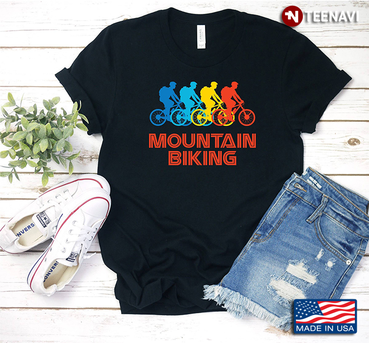 Mountain Bike Biking Vintage Biker Cycling Gift
