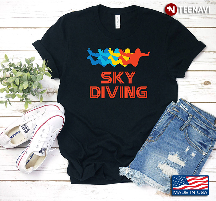 Retro Vintage Skydiving Gift For Skydivers