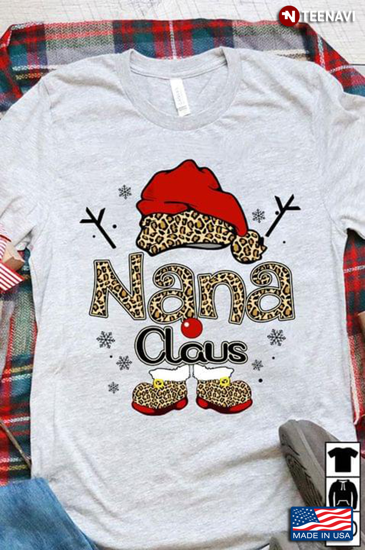 Nana Claus Santa Hat Christmas Matching Family Pajama