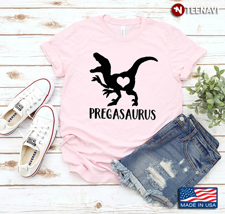 Pregasaurus Baby Announcement Pregnancy Gift