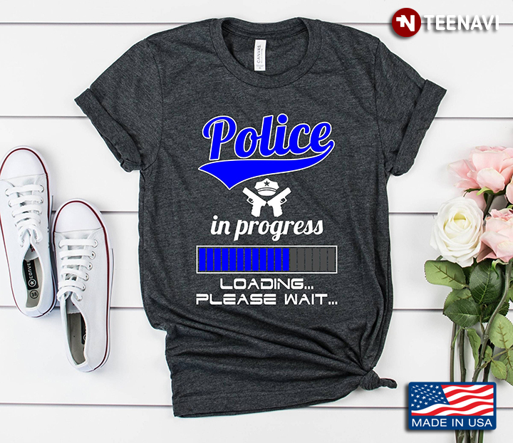 Police Officer In Progress Funny Police Academy Gift