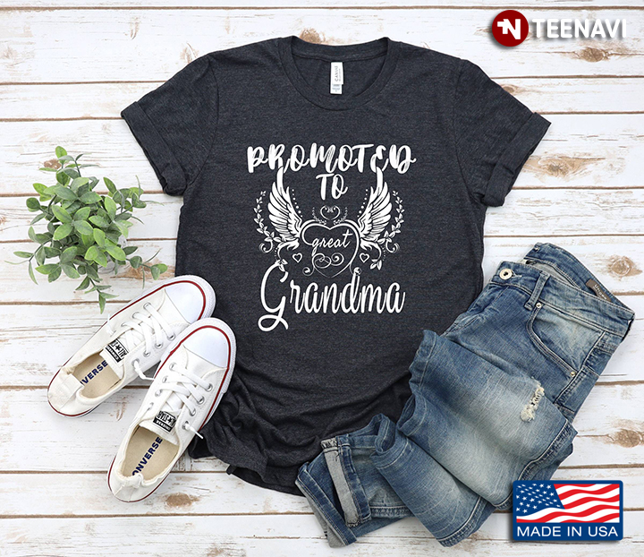 Promoted To Great Grandma New Grandmother Pregnancy Gift
