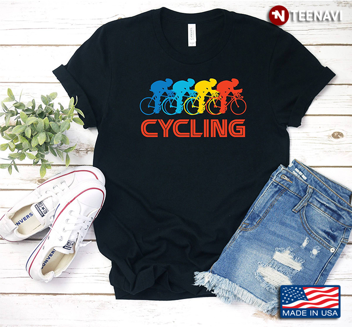 Cycling Vintage Retro Road Bike Racing Cyclist Gift