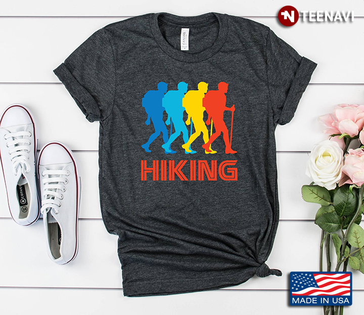Hiking Vintage Hiker Climbing And Trekking Lover