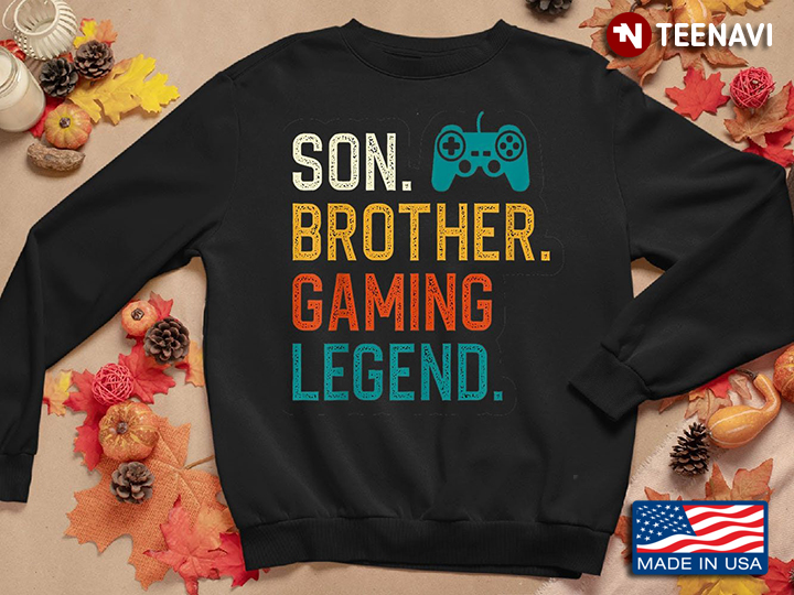Son Brother Gaming Legend Gamer Gaming Lover