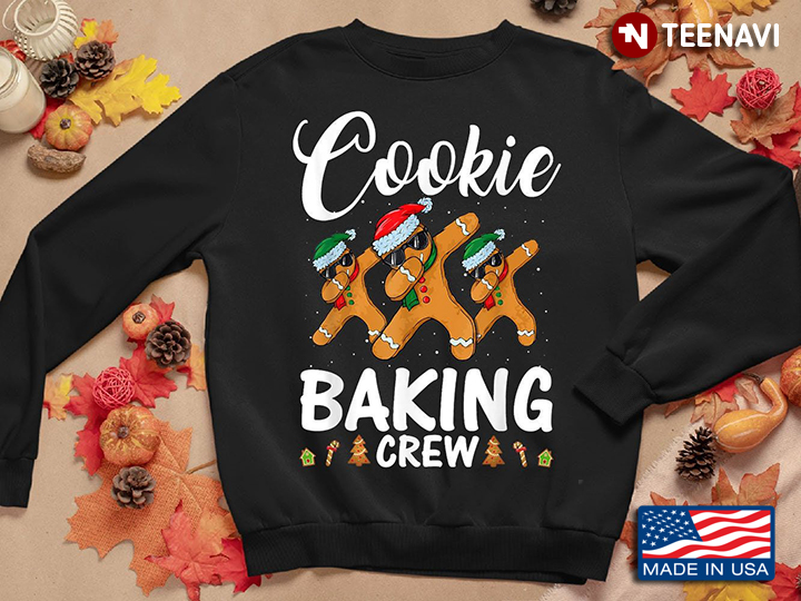 Dabbing Cookie Baking Crew Merry Christmas
