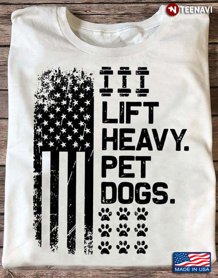 Lift Heavy Pet Dogs Gym And Workout Gift For Weightlifters