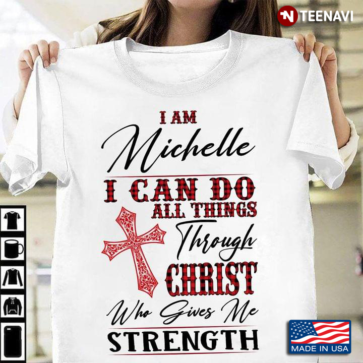 Personalized Custom Name Christian I Can Do All Things Through Christ