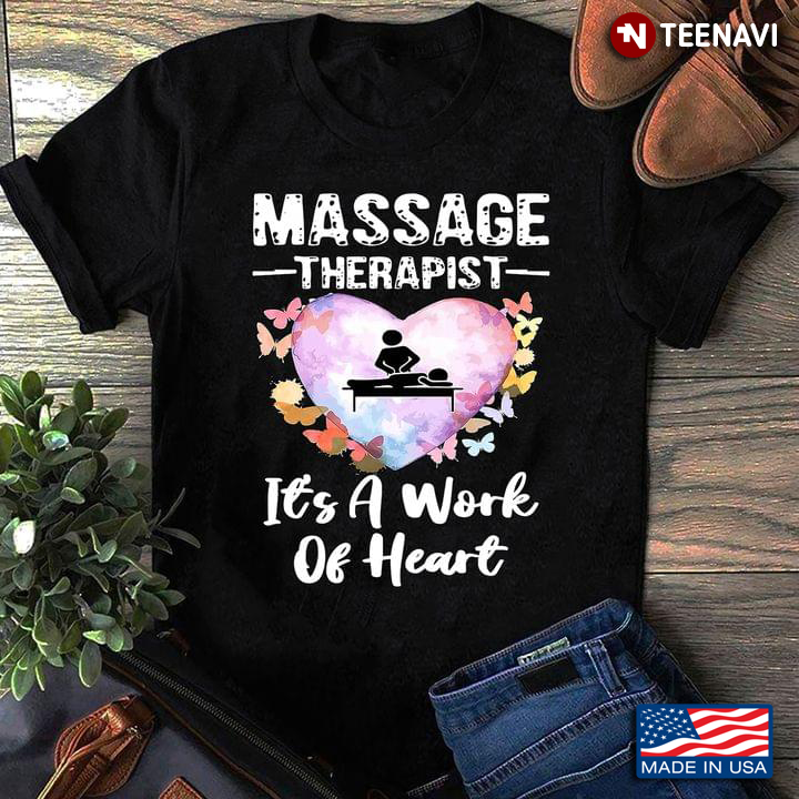 Massage Therapist It’s A Work Of Heart Massage Gift