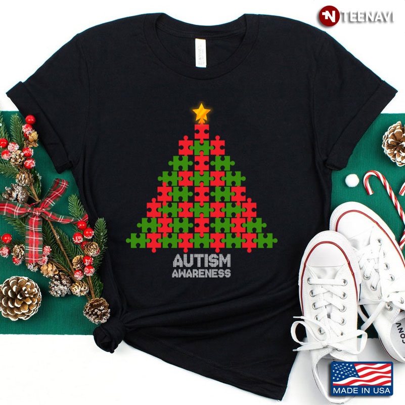 Funny Autism Awareness Christmas Tree Ornament Decor Gift