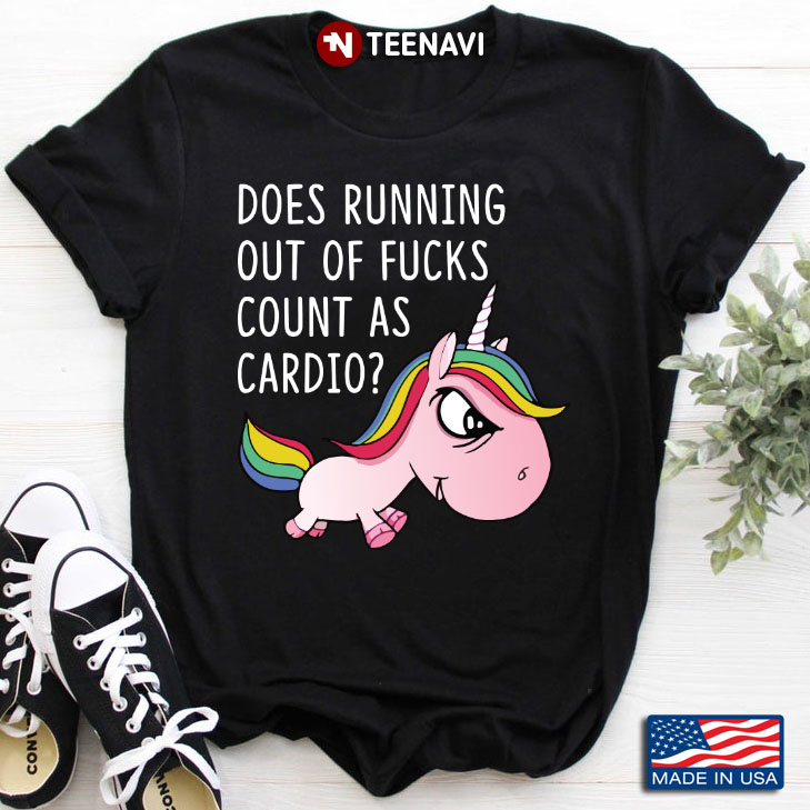Does Running Out Of Wine Count As Cardio Unicorn Lover
