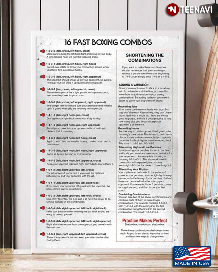 16 Fast Boxing Combos