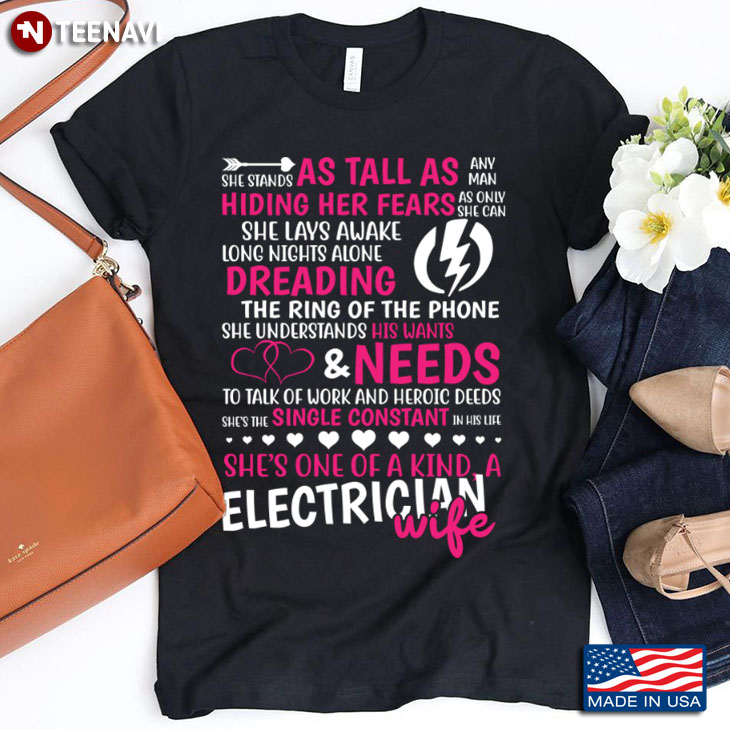 She Stands As Tall As Any Man Hiding Her Fears She's One of A Electrician Wife