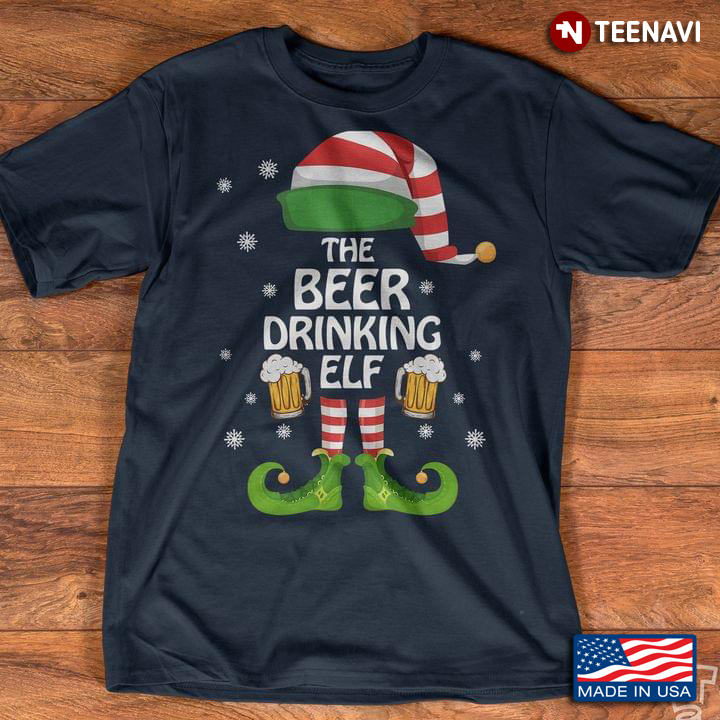 The Beer Drinking ELf Christmas Gift for Beer Lover