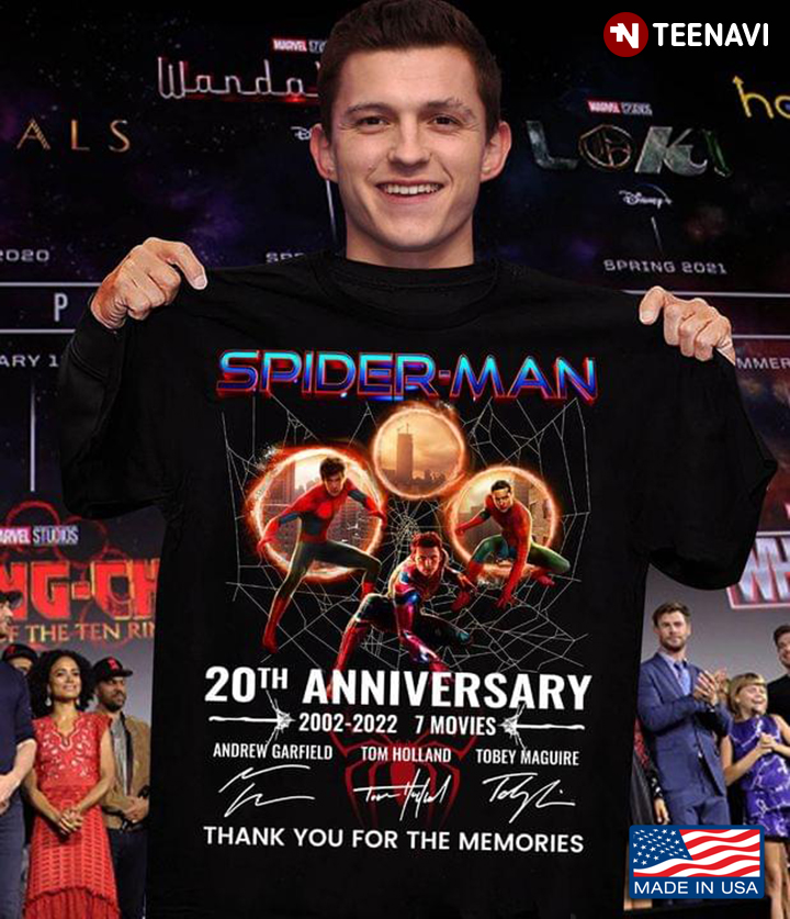 Spider Man 20th Anniversary Thank You for The Memories Gift for Fans