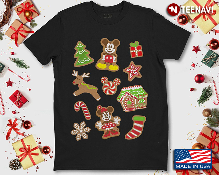 Gingerbread Mickey Mouse Merry Christmas