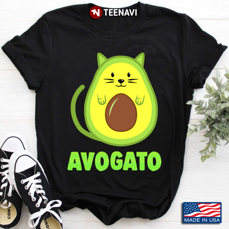 Avocado Cat Cute Face for Cat Lovers