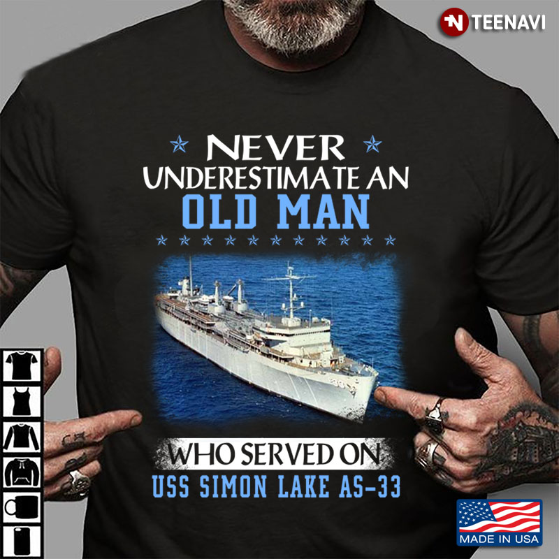 Never An Old Man Who Served On Uss Simon Lake As33
